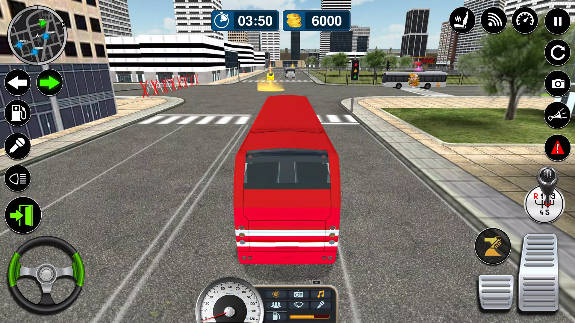 City Bus Steer Challenge Скриншот 2