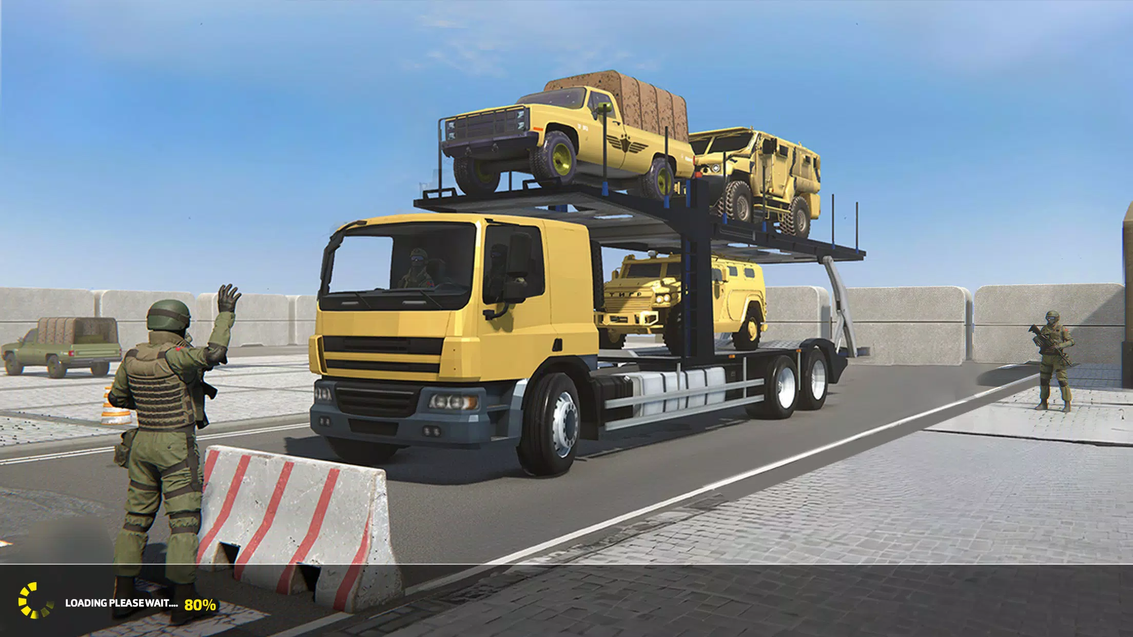 Army Cargo Truck Driving Games Ekran Görüntüsü 1