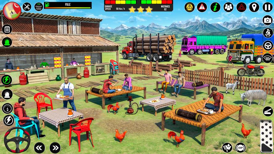 Truck Parking Simulator Games Tangkapan skrin 1