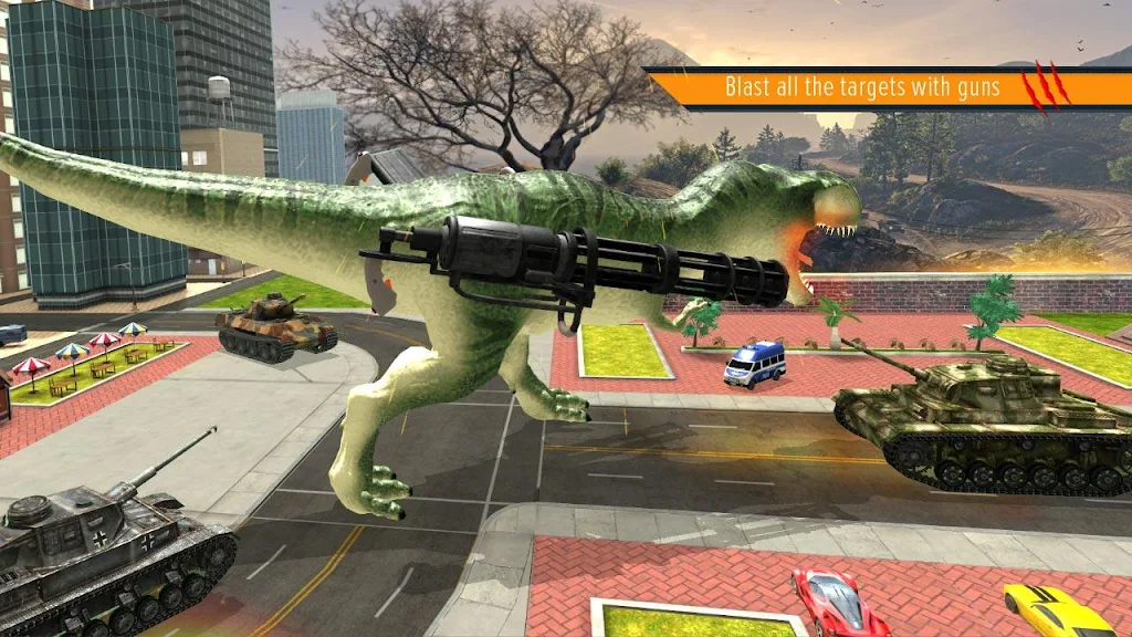Dinosaur Battle Simulator ภาพหน้าจอ 2