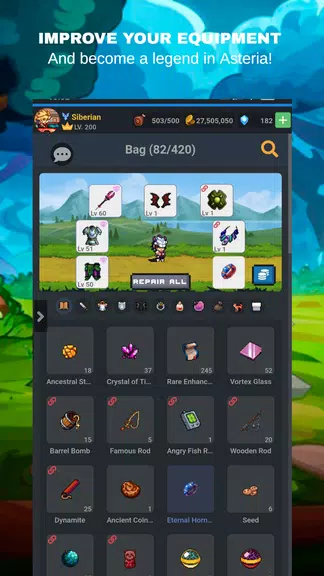 Mana Storia - Classic MMORPG ภาพหน้าจอ 1