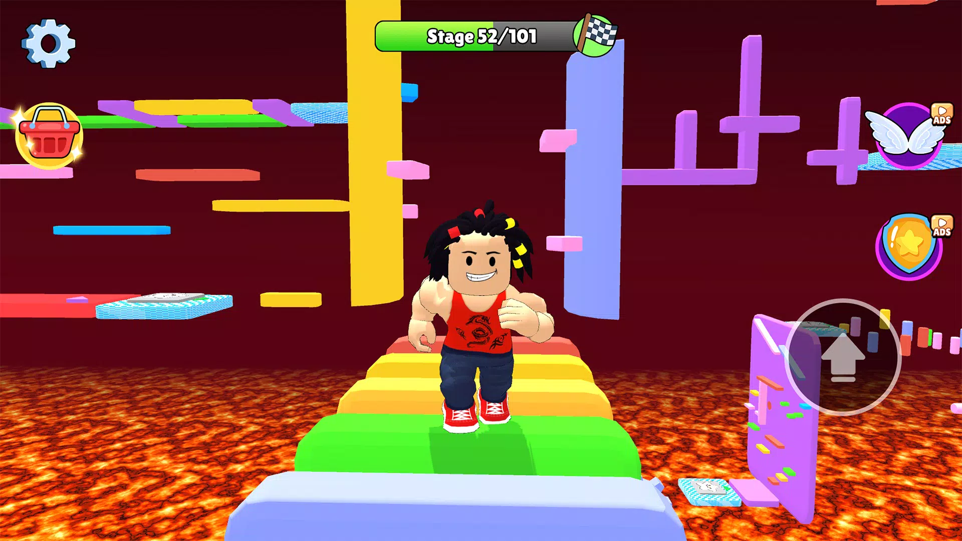 Parkour Adventure Jump Up Game 스크린샷 0