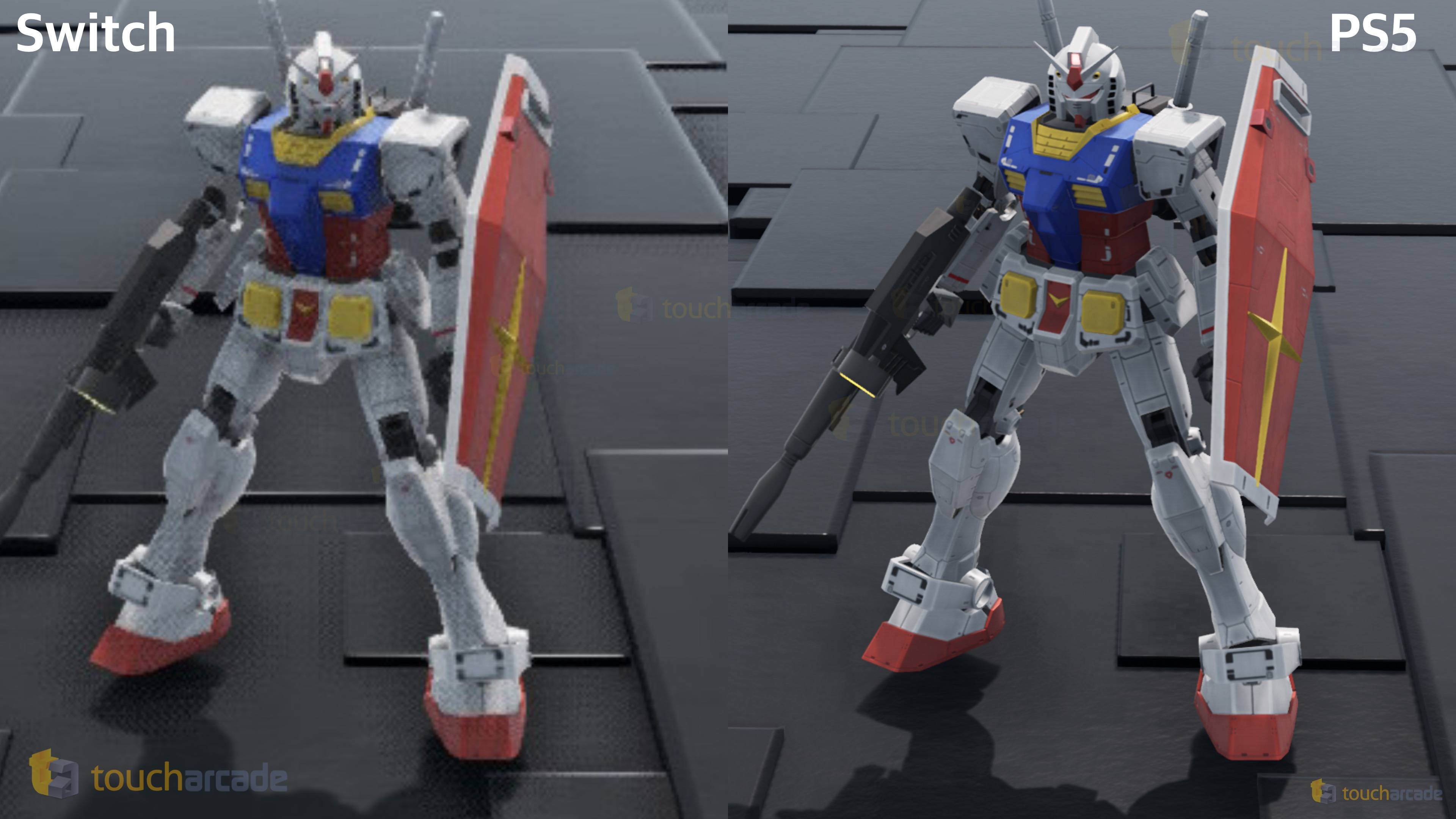 Gundam Breaker 4 PS5 vs Switch Comparison