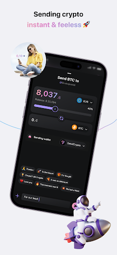 SendCrypto ภาพหน้าจอ 2