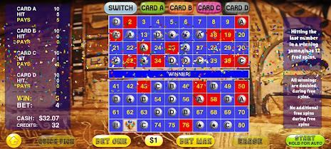 Keno 4 Card - 4 Card Keno 螢幕截圖 3