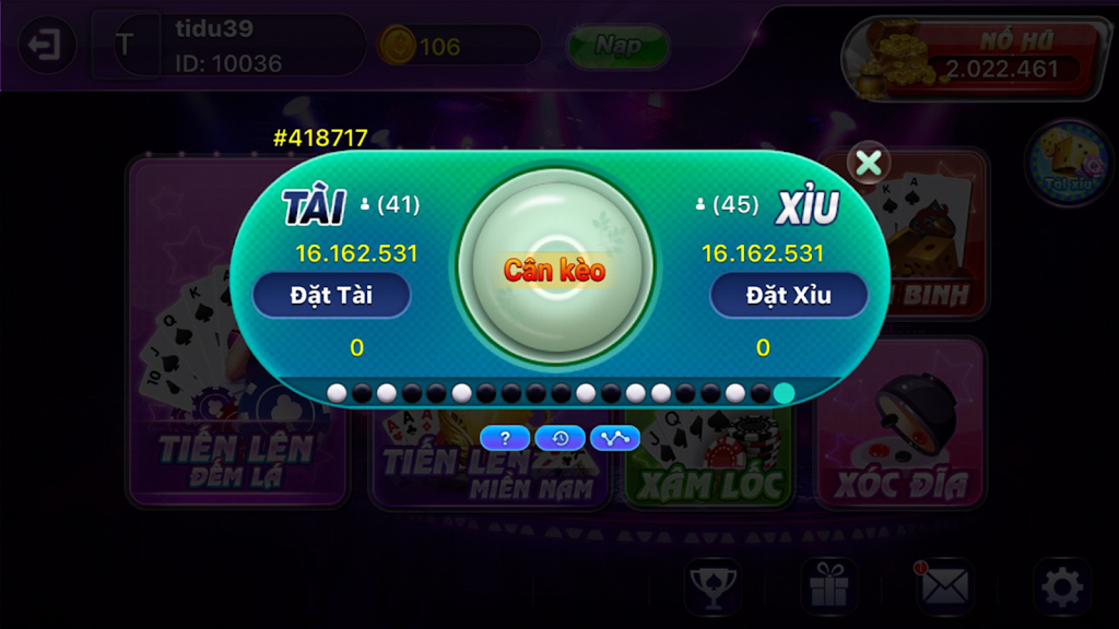GAME BAI DOI THUONG - DANH BAI XANH CHIN 스크린샷 0
