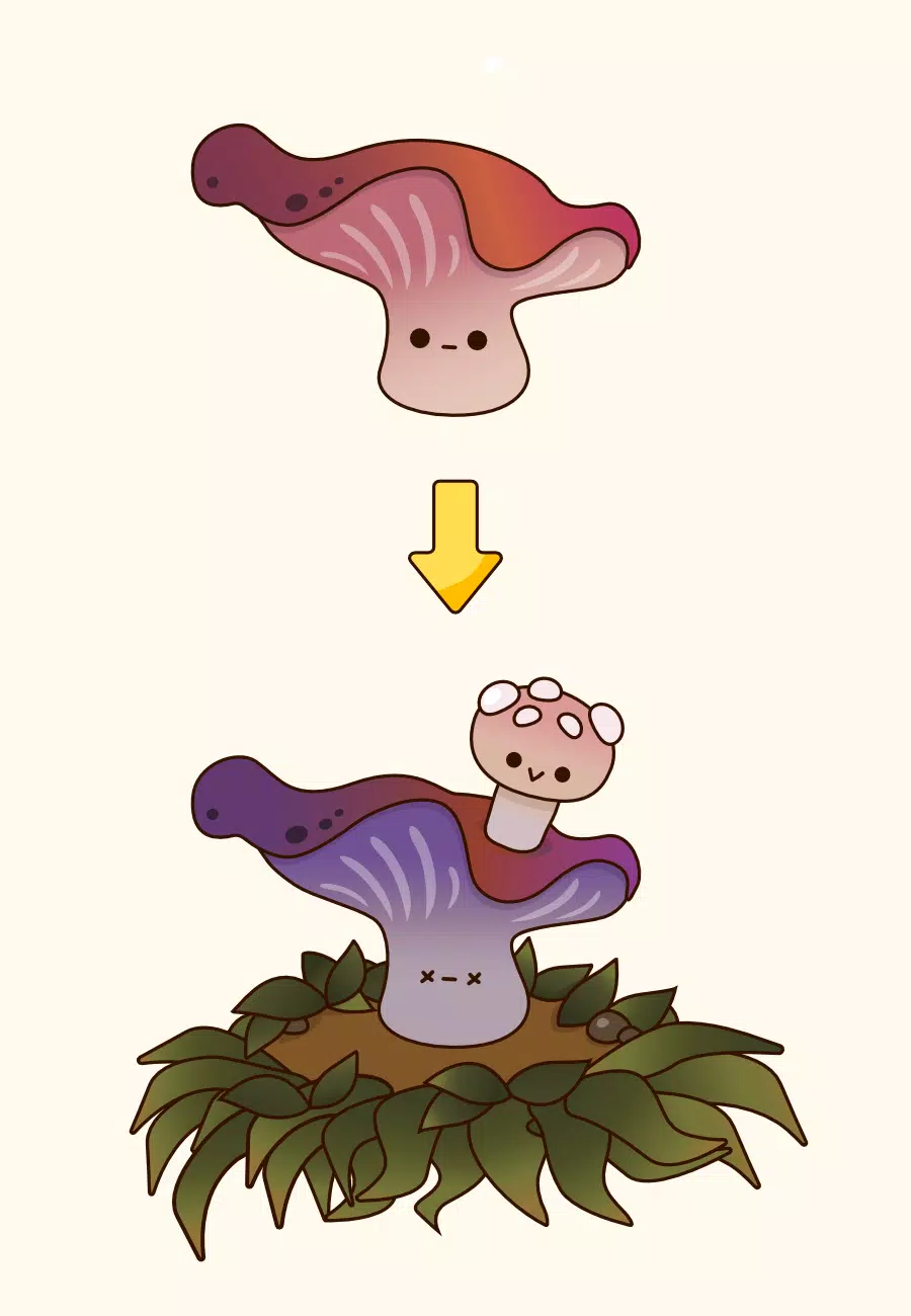 Mushroom Stories Clicker ภาพหน้าจอ 1