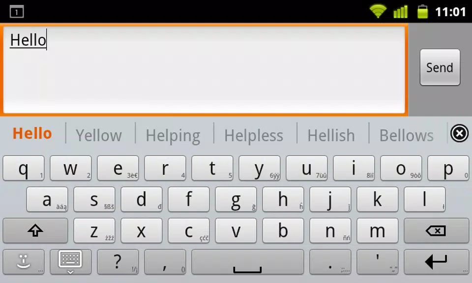 Spanish for AnySoftKeyboard Ảnh chụp màn hình 1