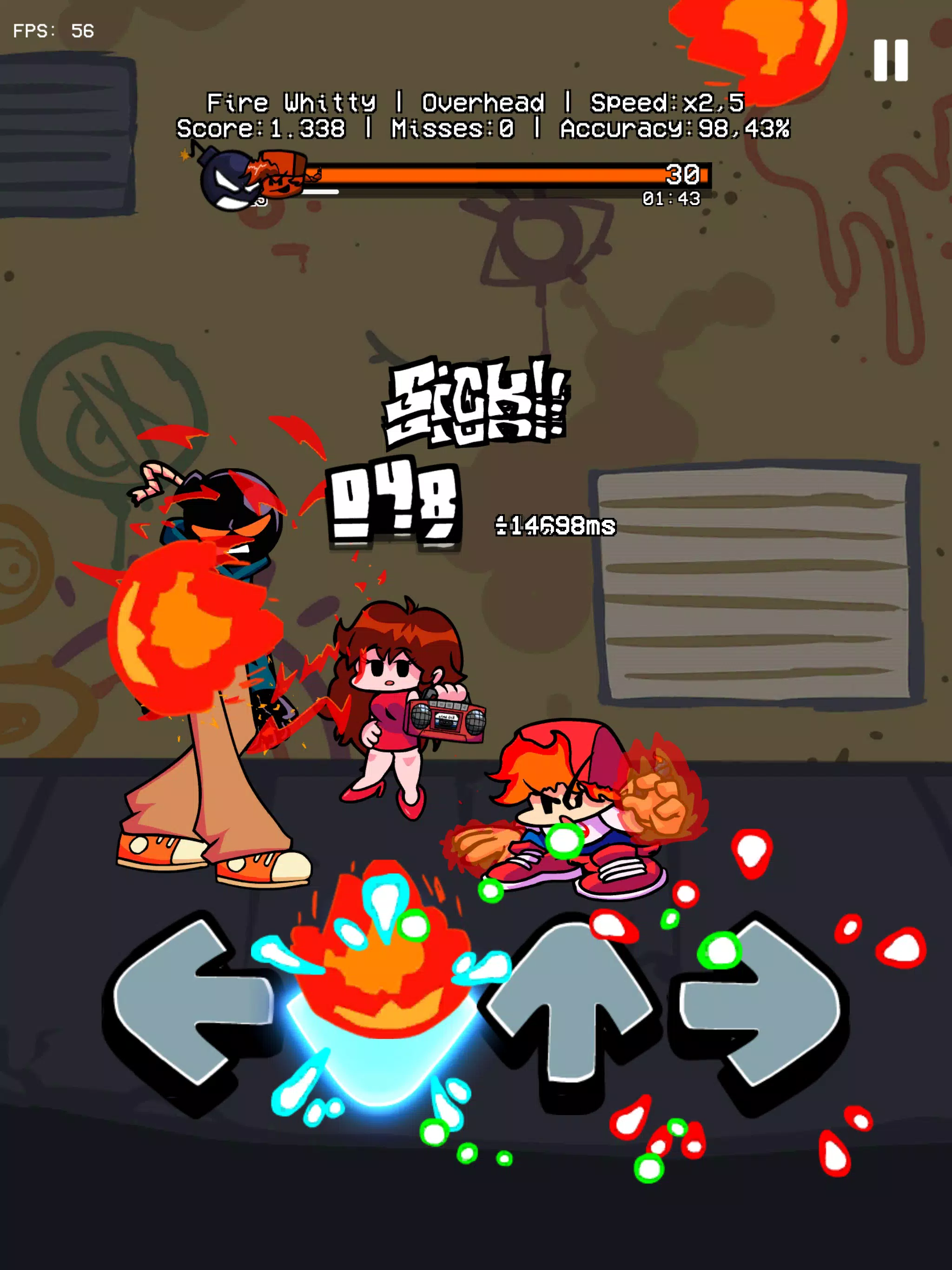 Music Battle Fire Fight Whitty Captura de pantalla 3