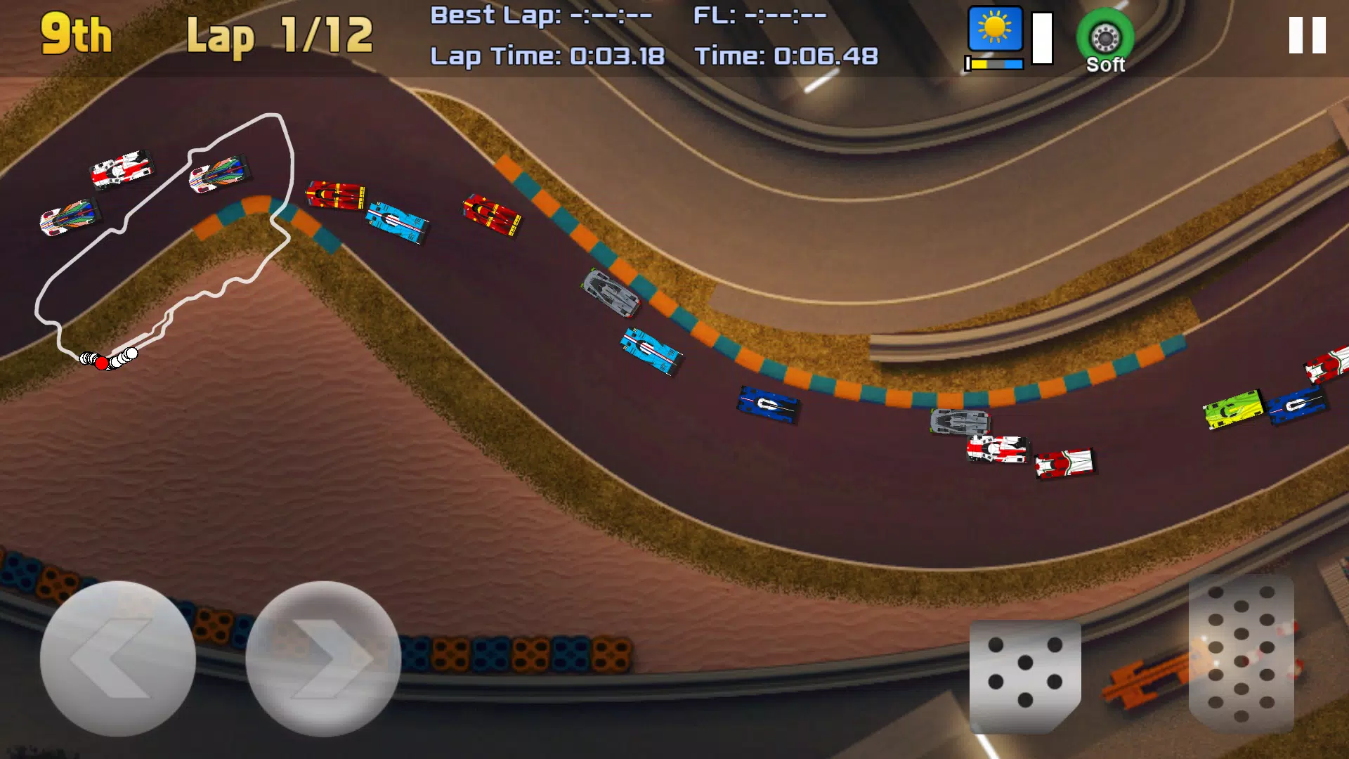 Ultimate Racing 2D 2! 스크린샷 1