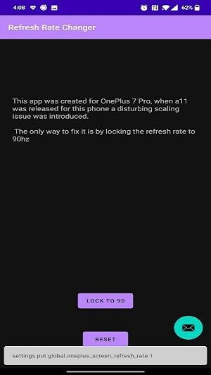 Refresh Rate Changer Screenshot 0
