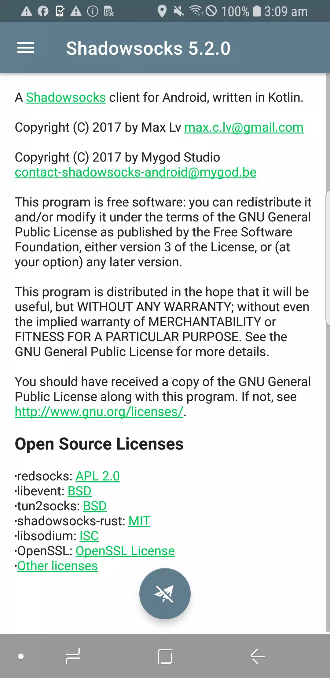 Shadowsocks 스크린샷 0