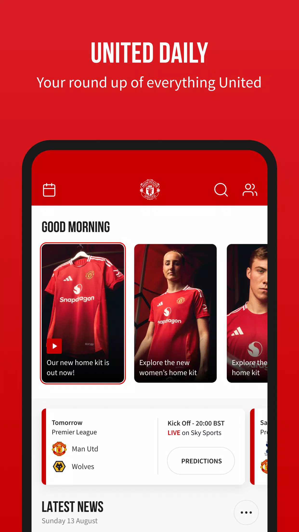 Manchester United Official App Tangkapan skrin 2