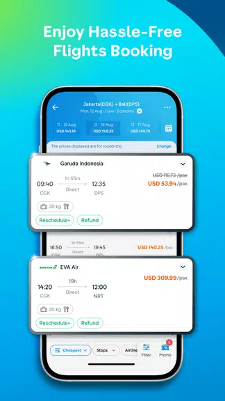 Schermata Traveloka: Book Hotel & Flight 2