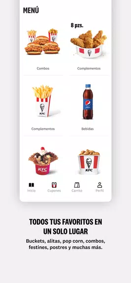 KFC APP - Ec, Co, Cl, Ar y Ve スクリーンショット 3
