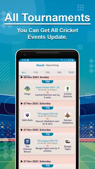 Live Cricket Captura de pantalla 3