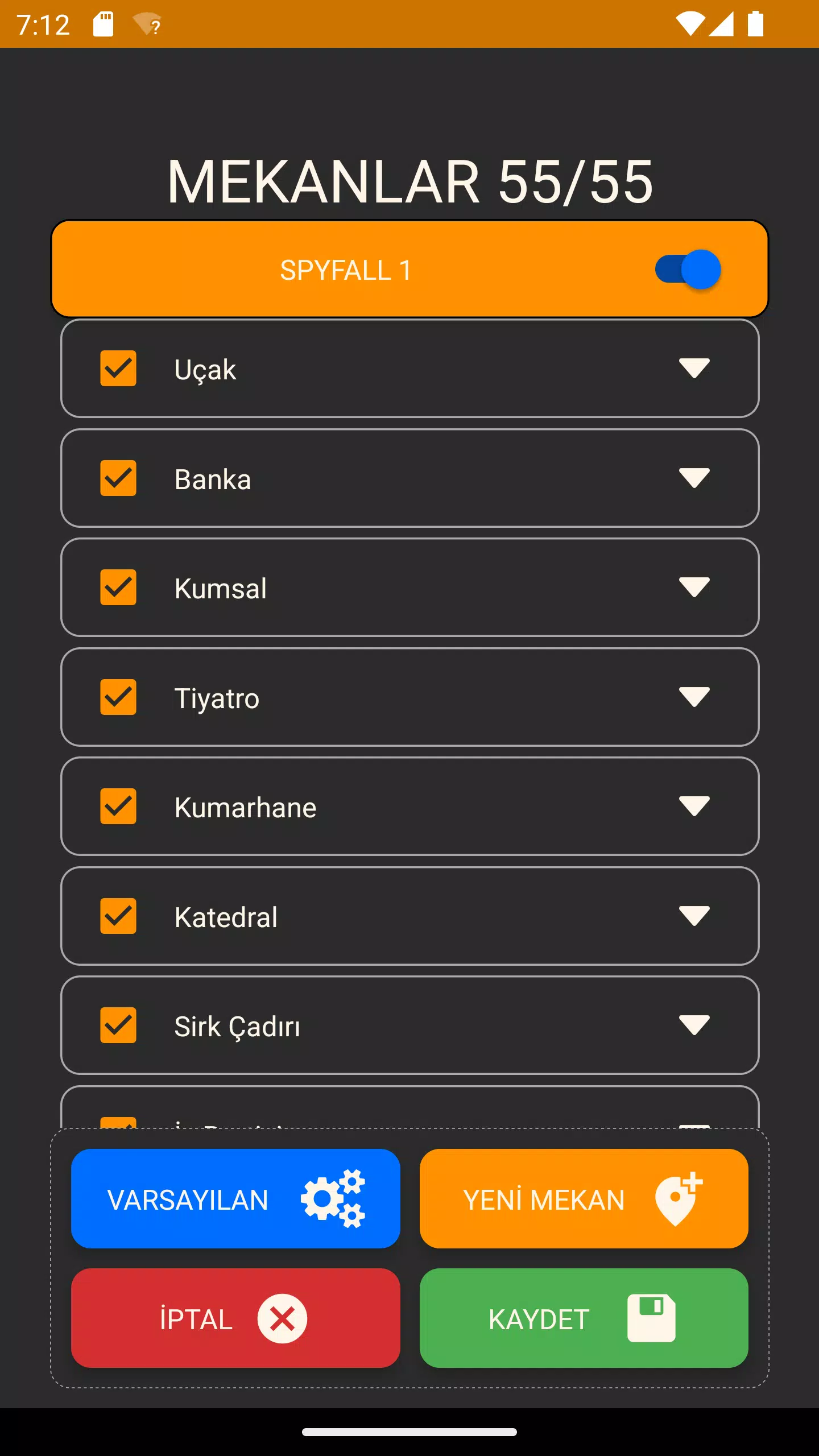 Spyfall Ekran Görüntüsü 1