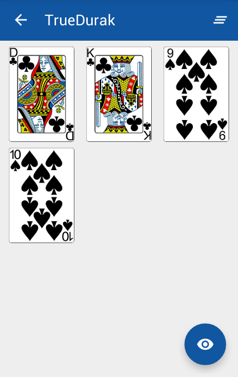True Durak – game needs at least 3 devices to play Schermafbeelding 1