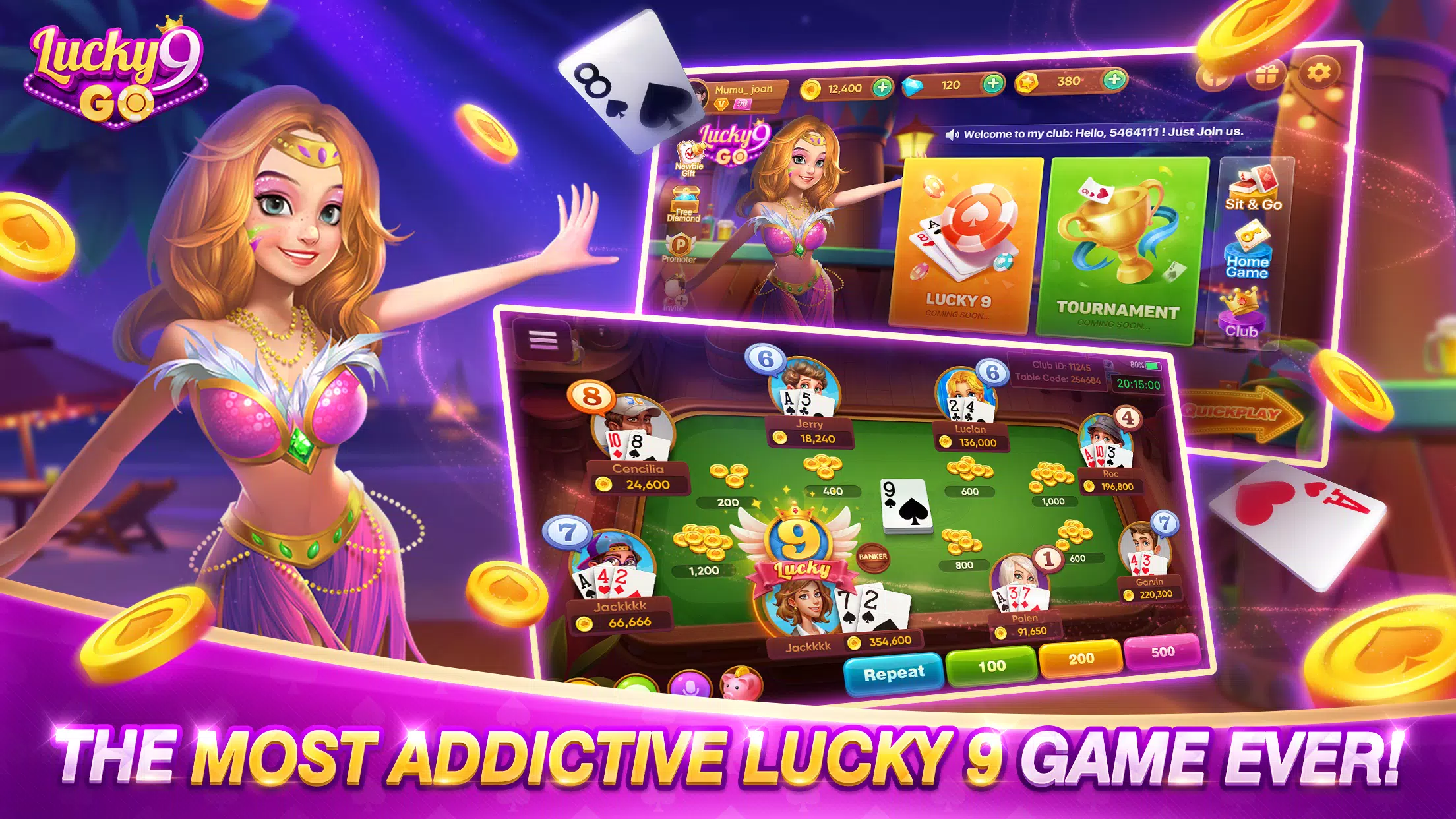 Lucky 9 Go Ekran Görüntüsü 0