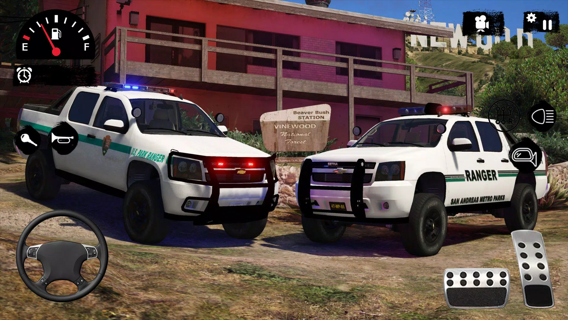 Offroad Police Truck Drive 3D 스크린샷 2