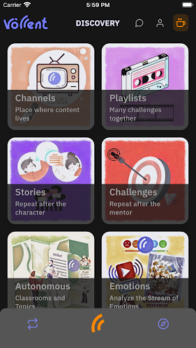 Voccent Languages and Emotions ภาพหน้าจอ 0