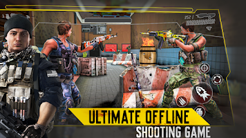 War Games Offline - Gun Games Tangkapan skrin 1