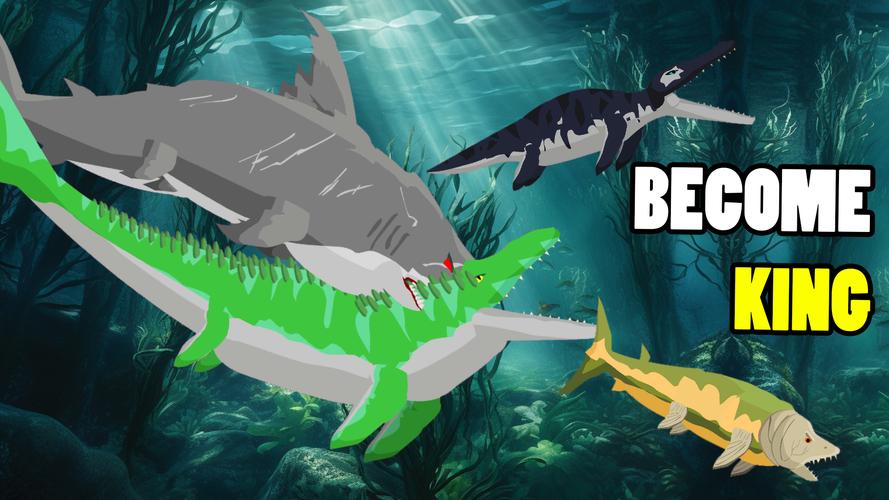 Megalodon Fights Sea Monsters Captura de tela 3