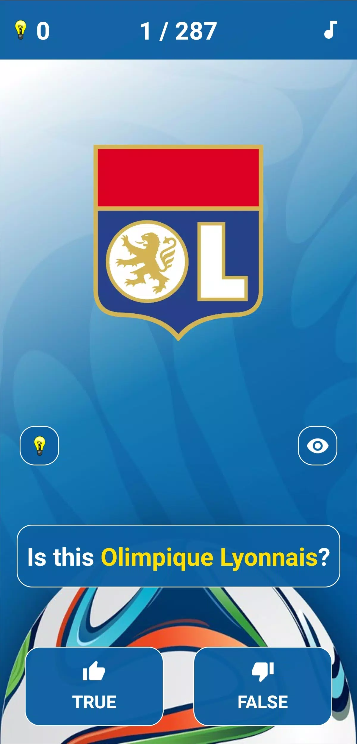 Soccer Clubs Logo Quiz Ekran Görüntüsü 1
