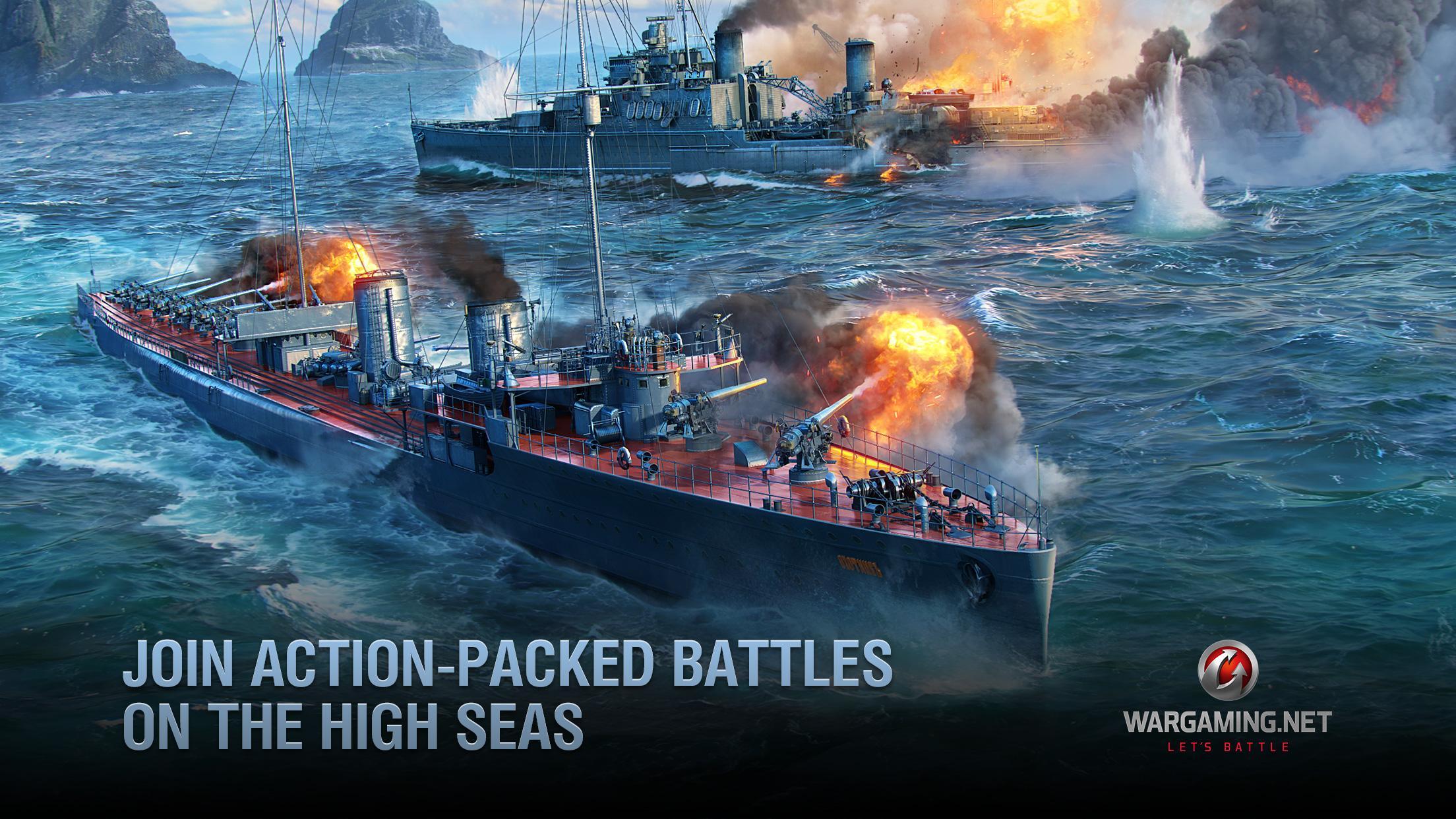 World of Warships Blitz War Ekran Görüntüsü 1
