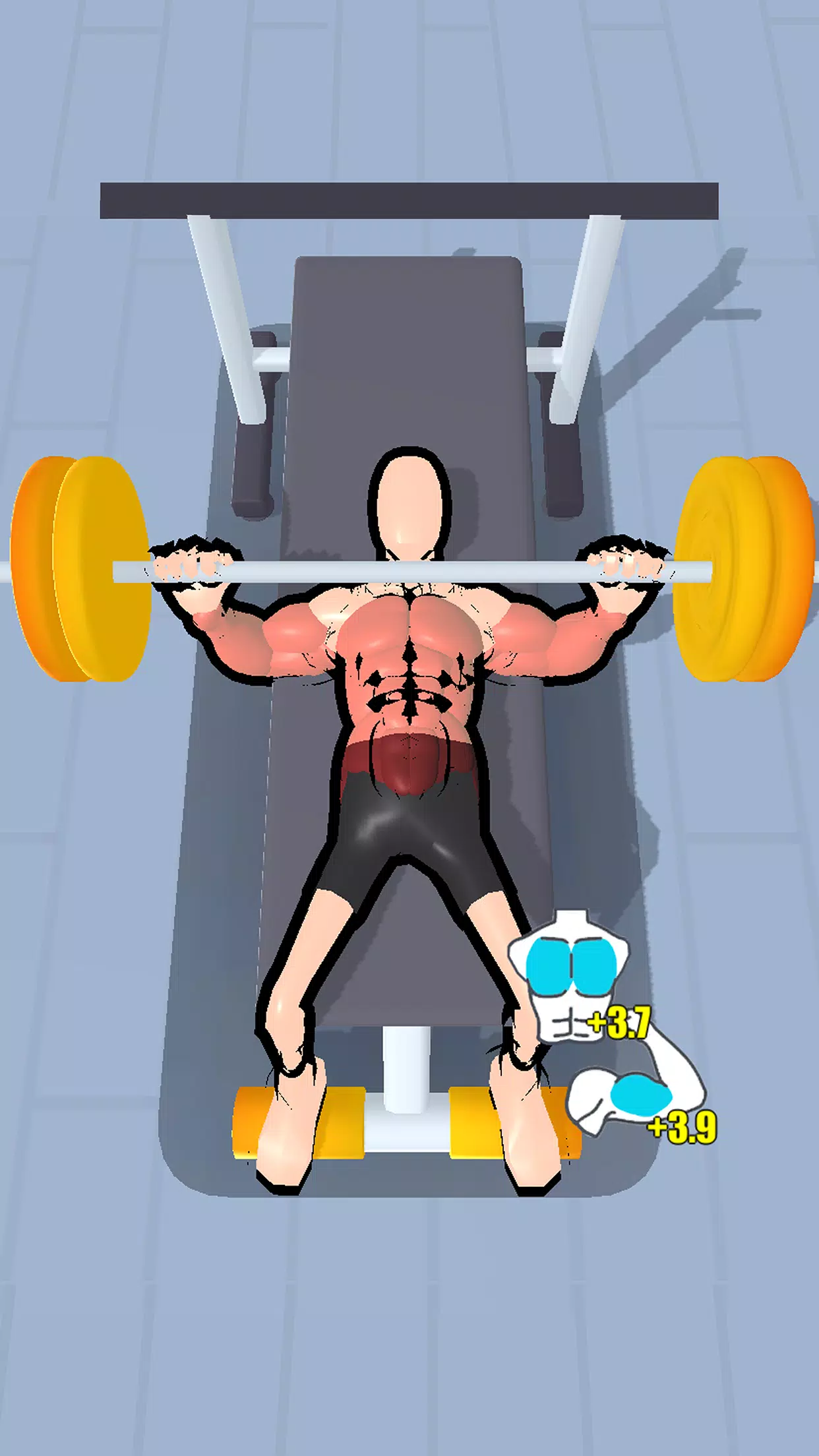 Grow Muscles：Gym Game স্ক্রিনশট 2