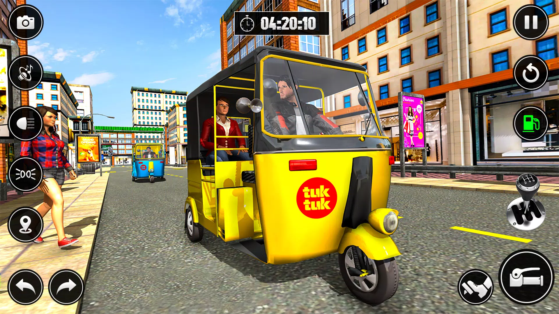 City Taxi Auto Rickshaw Game ภาพหน้าจอ 1