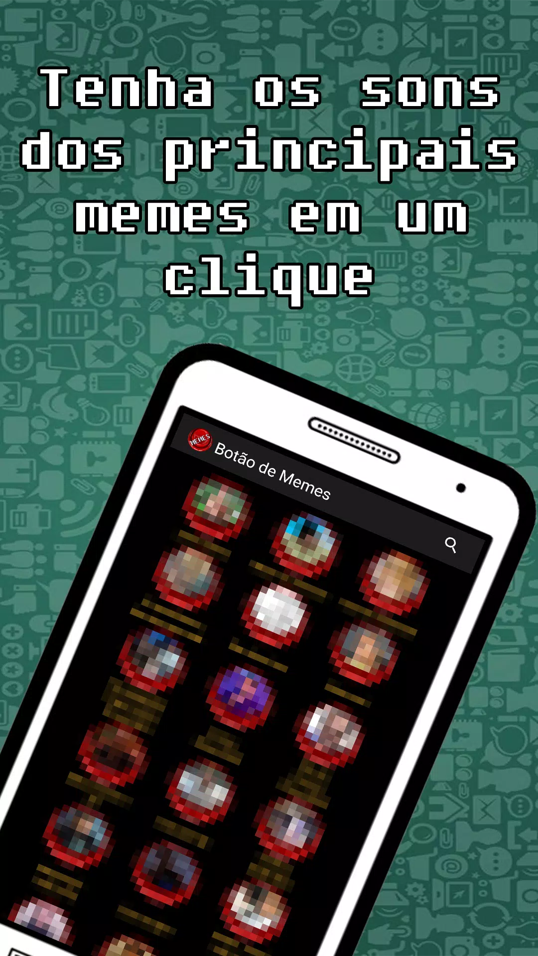 Botão de Memes Ekran Görüntüsü 0