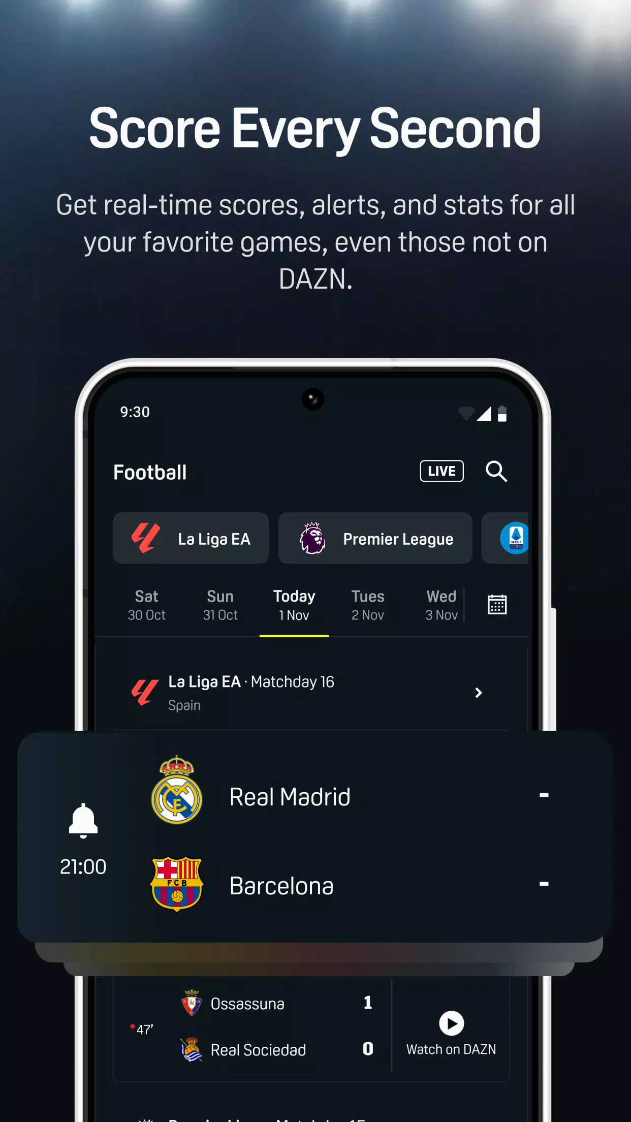 DAZN Ảnh chụp màn hình 3