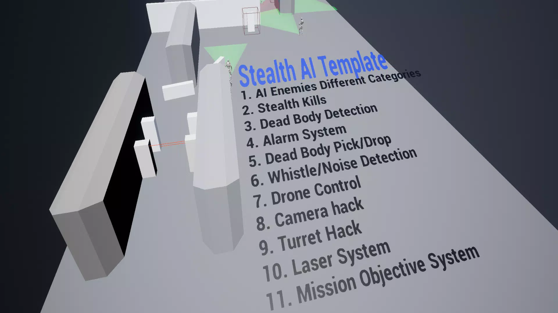 Schermata Unreal Engine Stealth AI 1