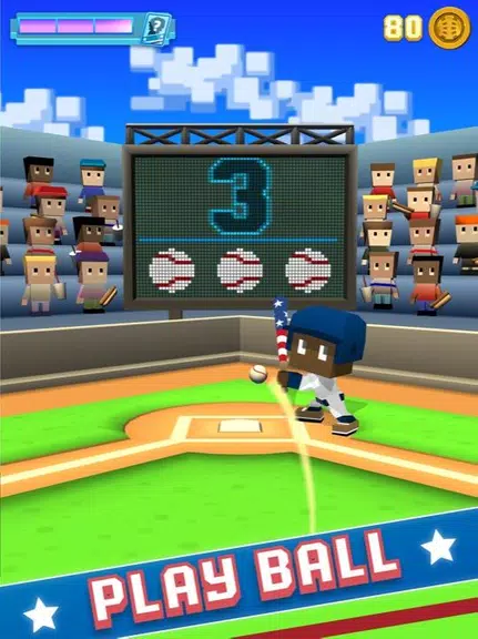 Blocky Baseball Capture d'écran 0