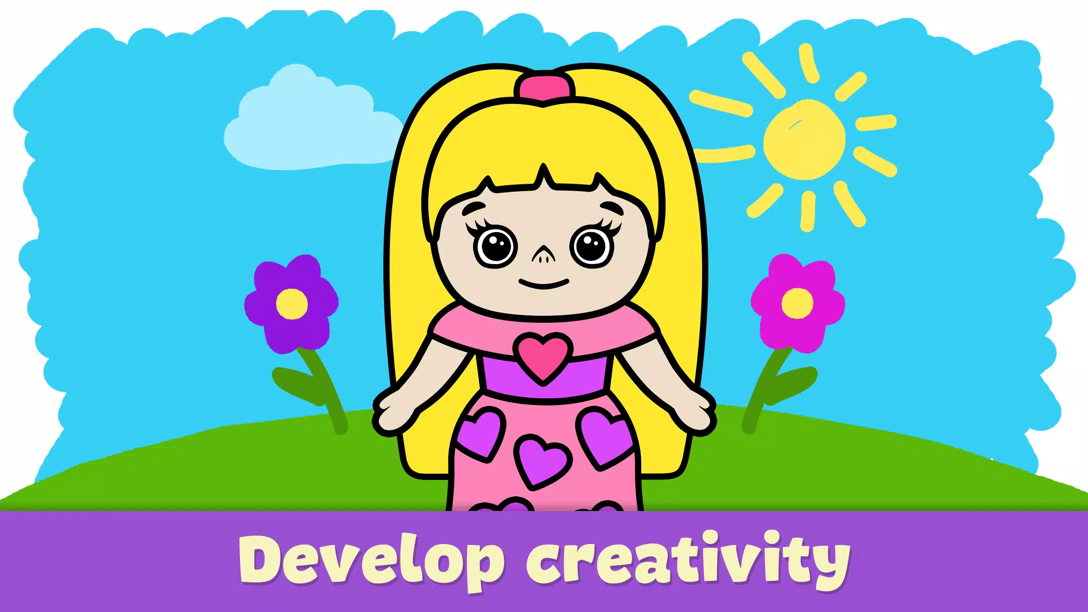 Juegos de colorear para niños Captura de pantalla 2