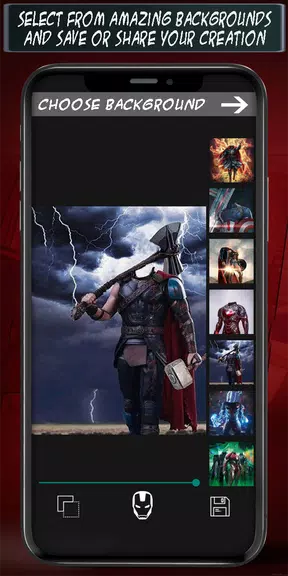 SuperHeroes Editor Ảnh chụp màn hình 2