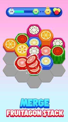 Fruitagon: Stack Sort Ekran Görüntüsü 1