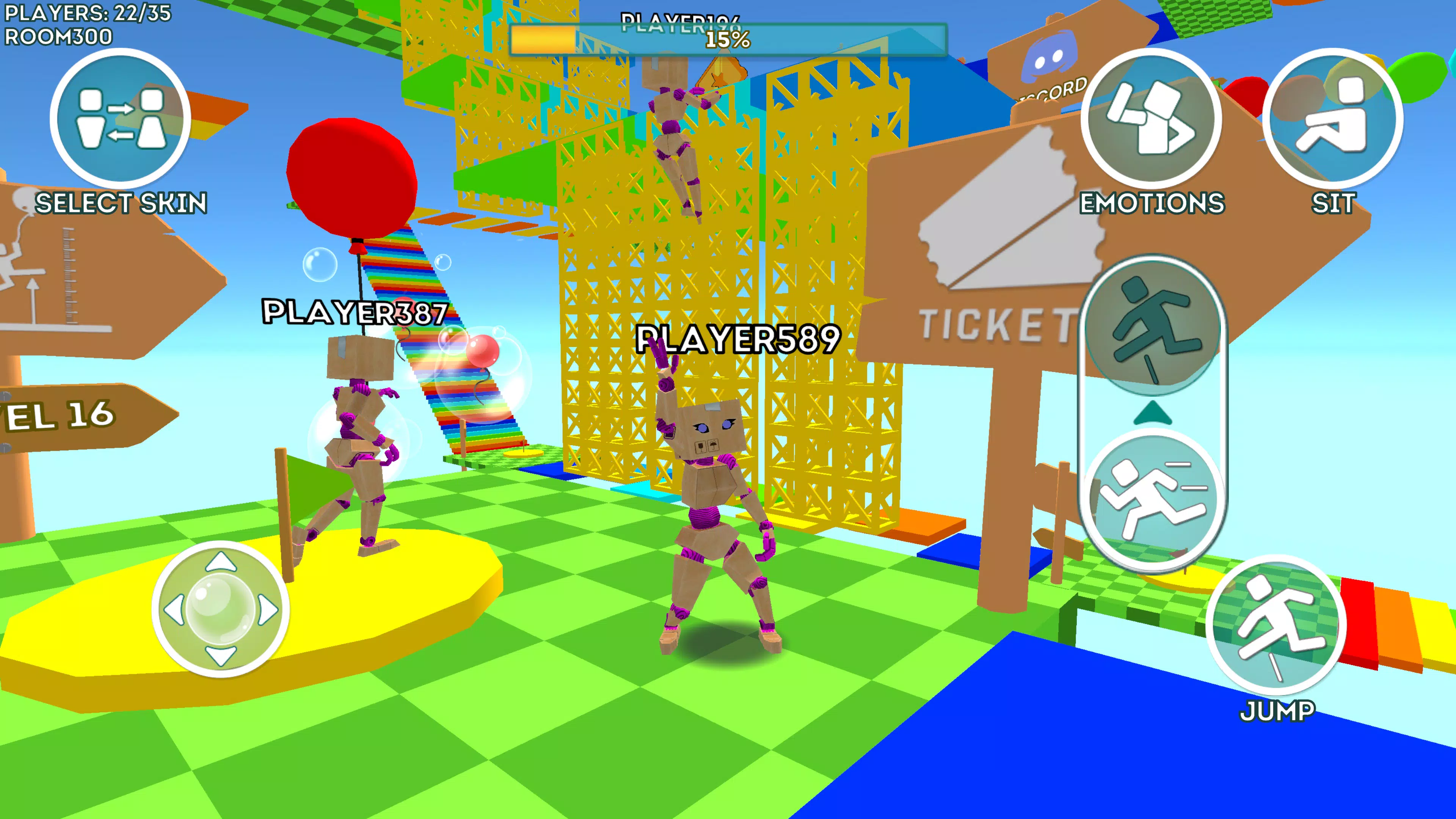 Mega Easy Parkour for Obby スクリーンショット 1