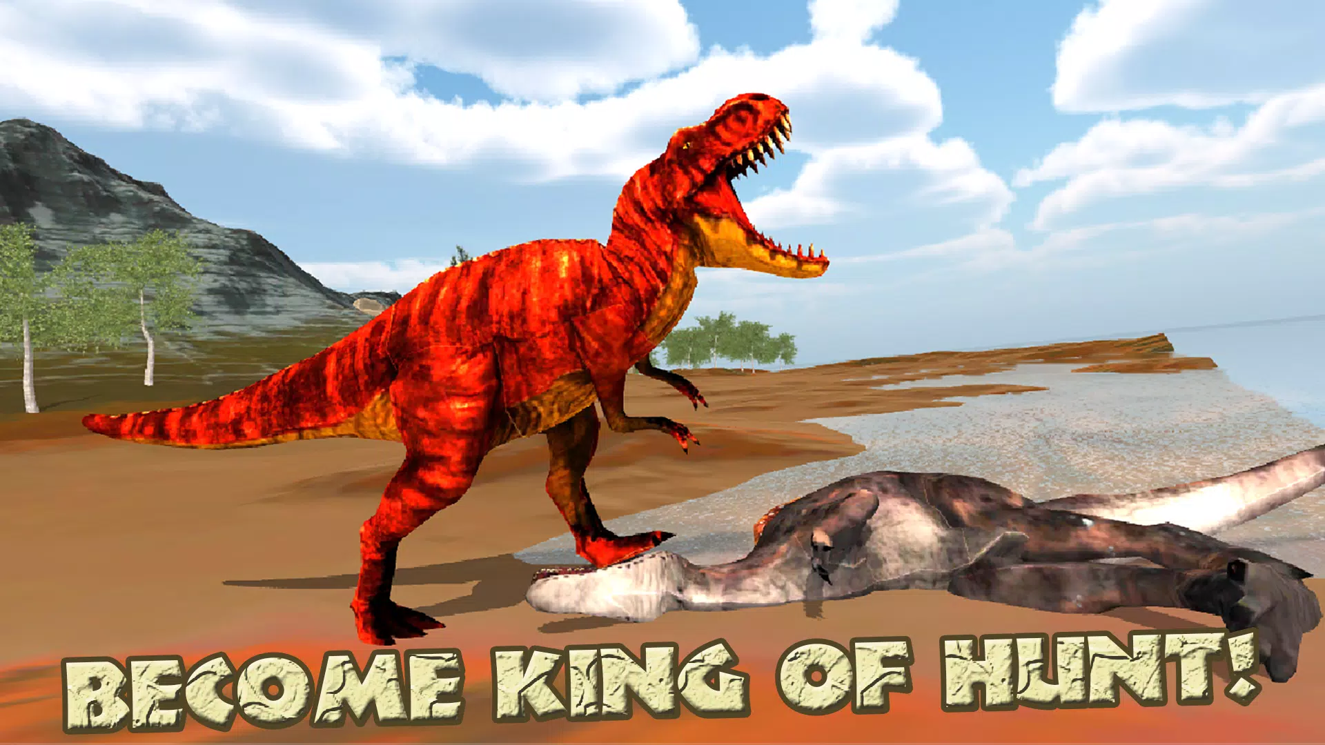 Hungry T-Rex Island Dino Hunt Скриншот 3