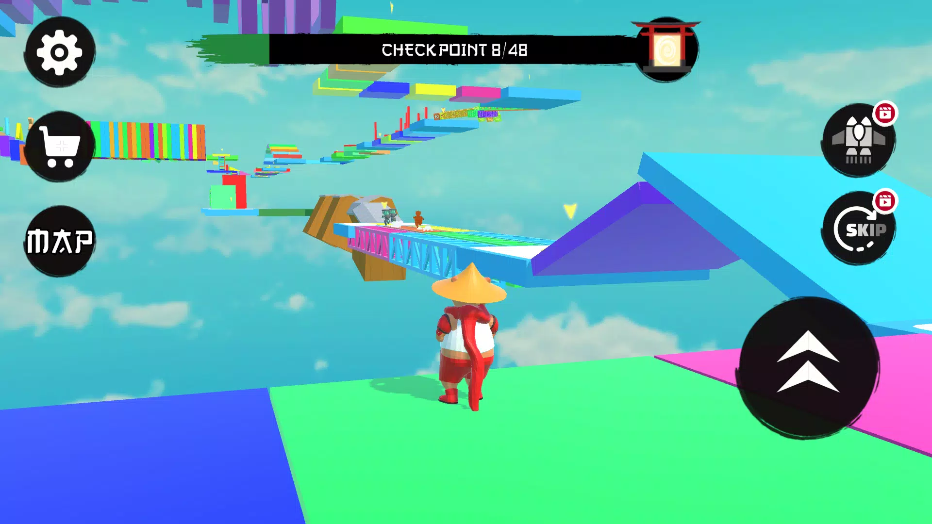 Parkour Capybara: Only Jump Up Capture d'écran 3