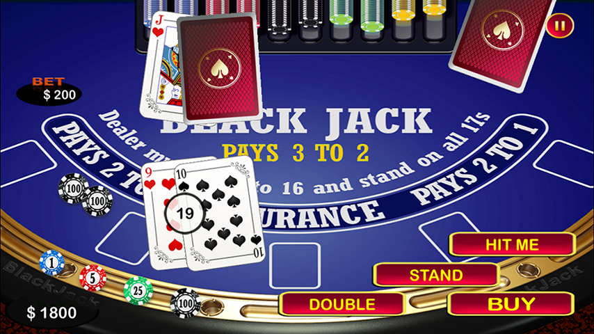 Blackjack 21 Black Jack Table 스크린샷 0