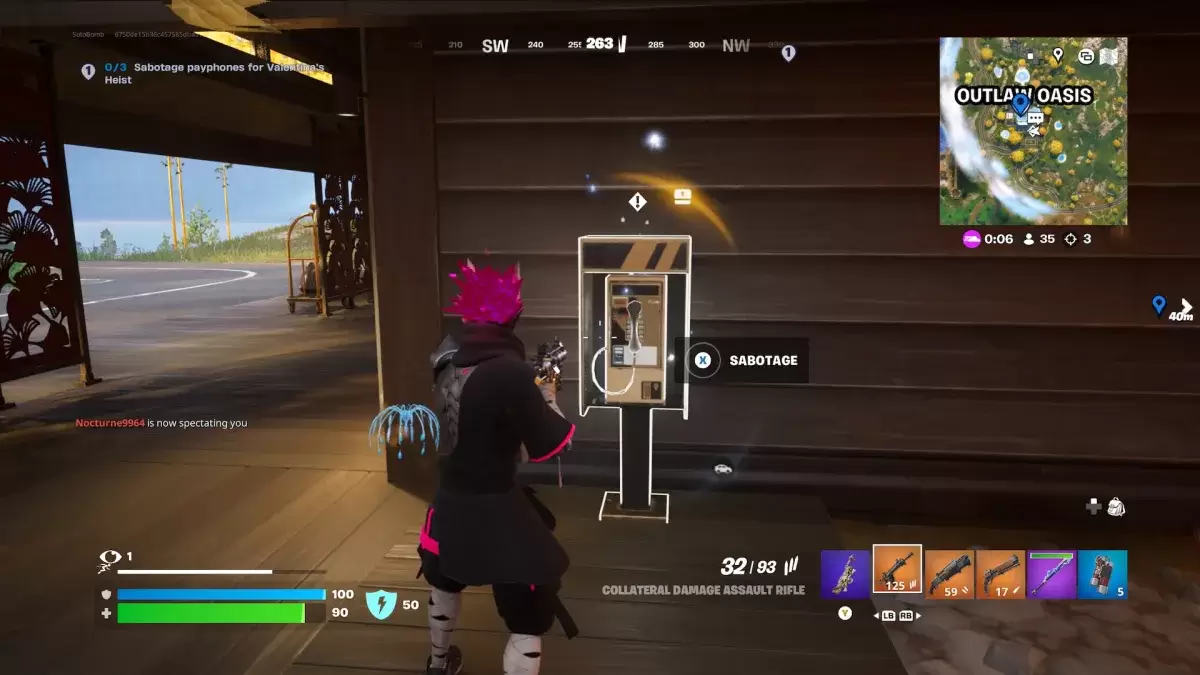Fortnite'de Araba Telefonu