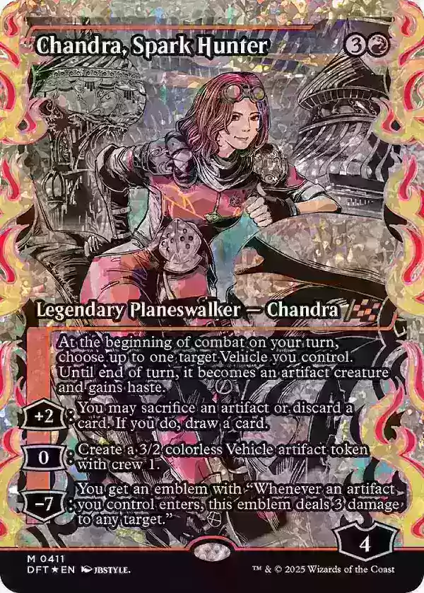 Chandra Spark Hunter Showcase Fracture Foil