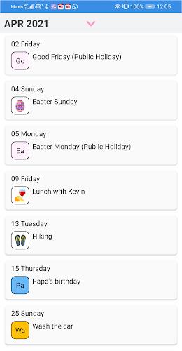Malaysia Calendar 2024 স্ক্রিনশট 3
