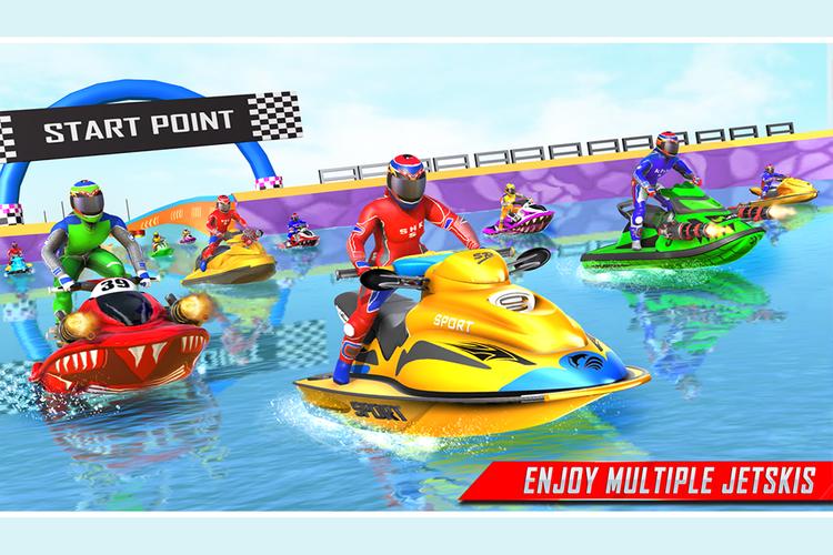 Jet Ski Racing Games 3D ภาพหน้าจอ 3