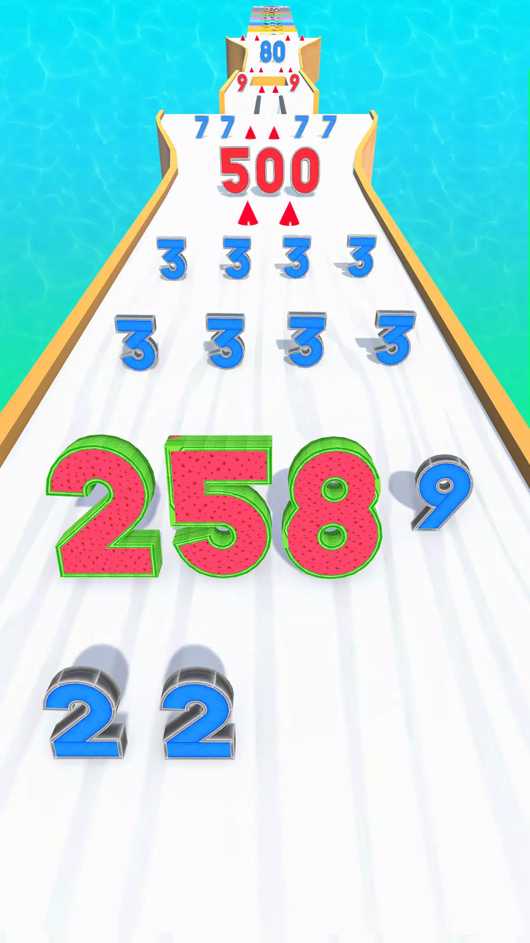 Number Master Run 3D Games Скриншот 3