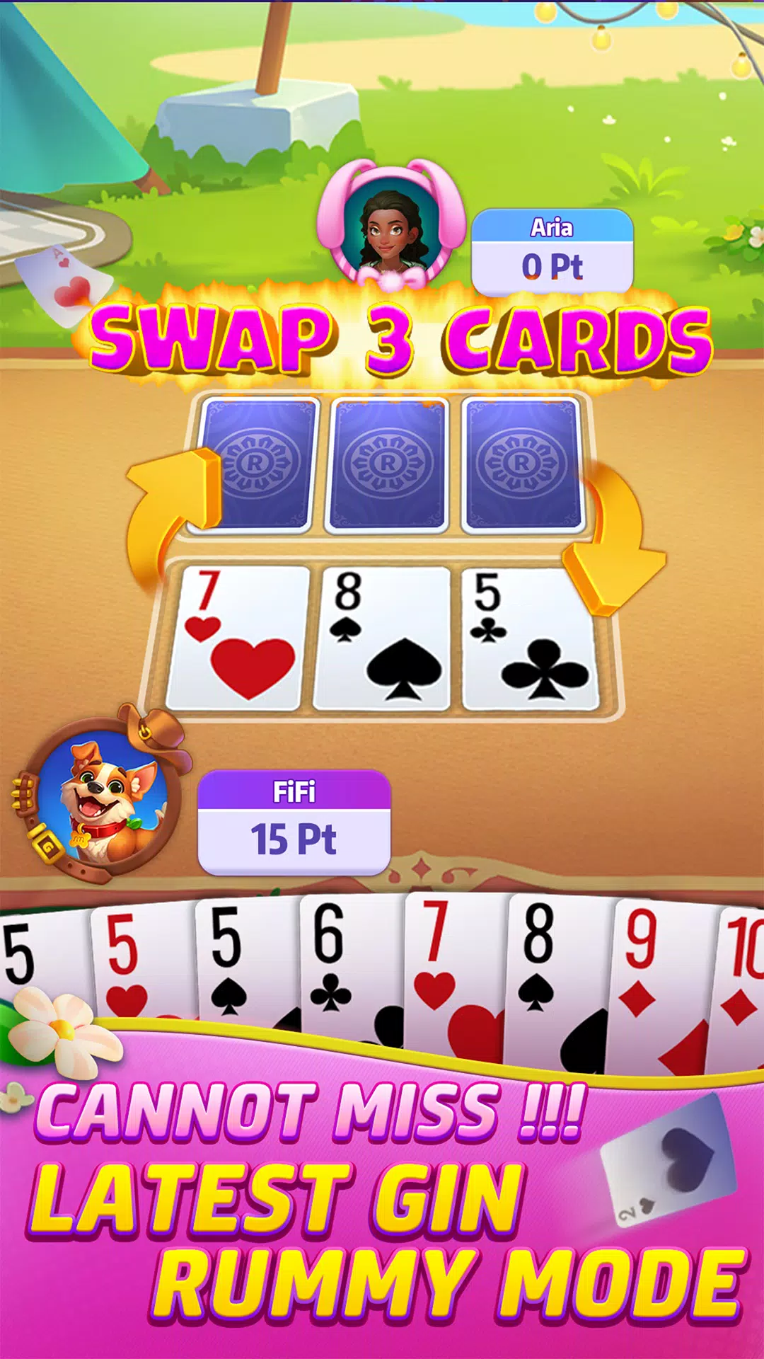 Gin Rummy Frenzy Ảnh chụp màn hình 1
