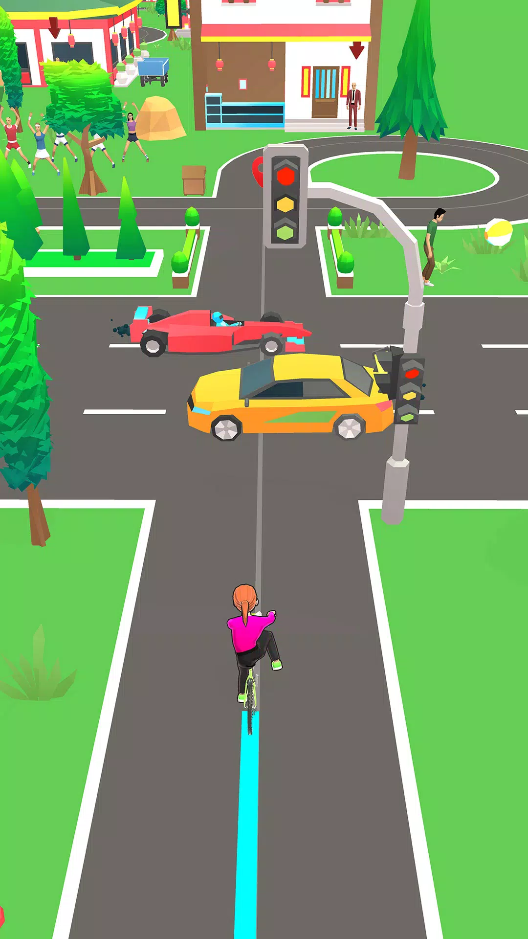 Paper Rider Delivery  Boy Game Ekran Görüntüsü 0