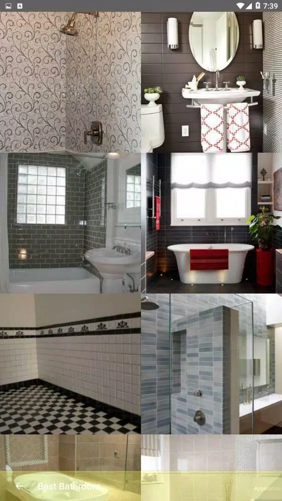 Best Bathroom Tile Designs ide スクリーンショット 2